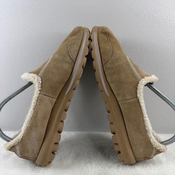 Skechers Go Walk Faux Fur Slip-On Women’s Size 8.5 Tan - Picture 5 of 8